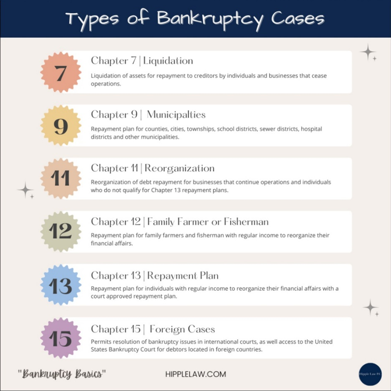 Bankruptcy Basics Chart